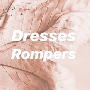 Dresses skirts or rompers